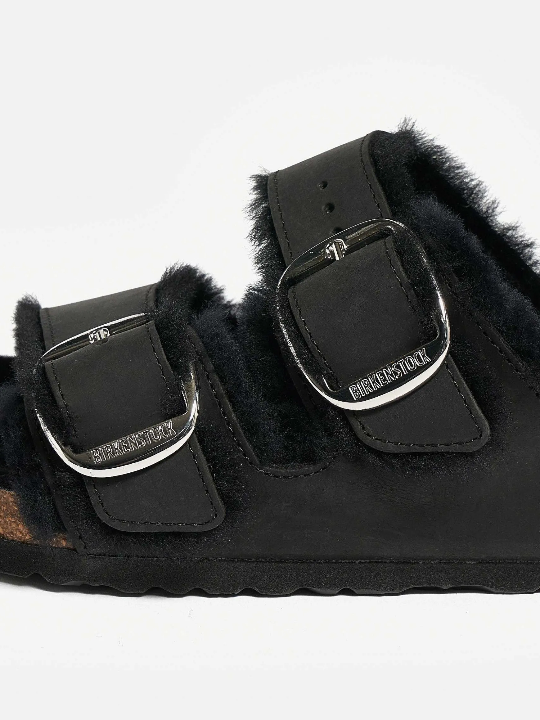 Birkenstock | Arizona Big Buckle Shearling Slippers