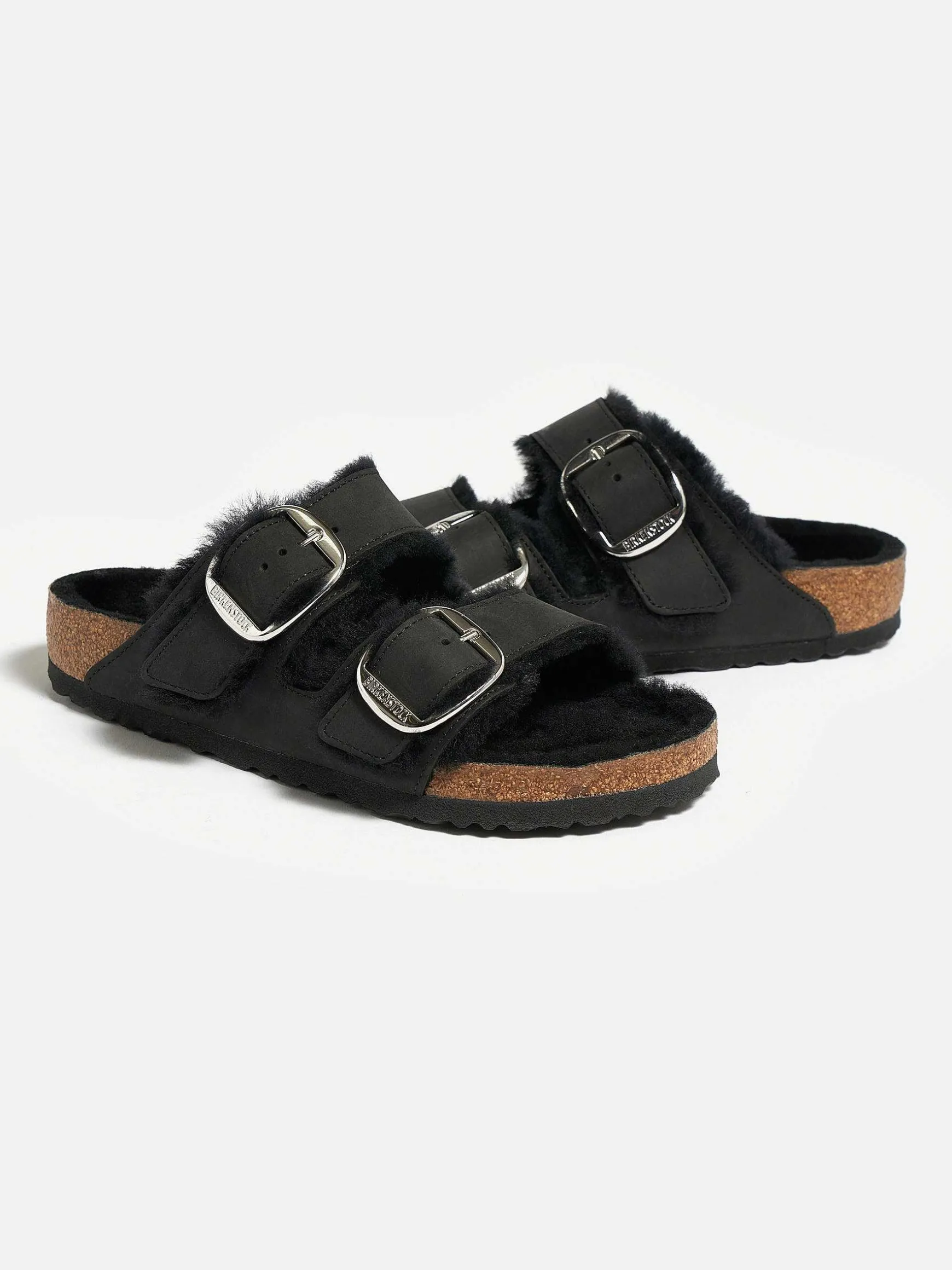Birkenstock | Arizona Big Buckle Shearling Slippers