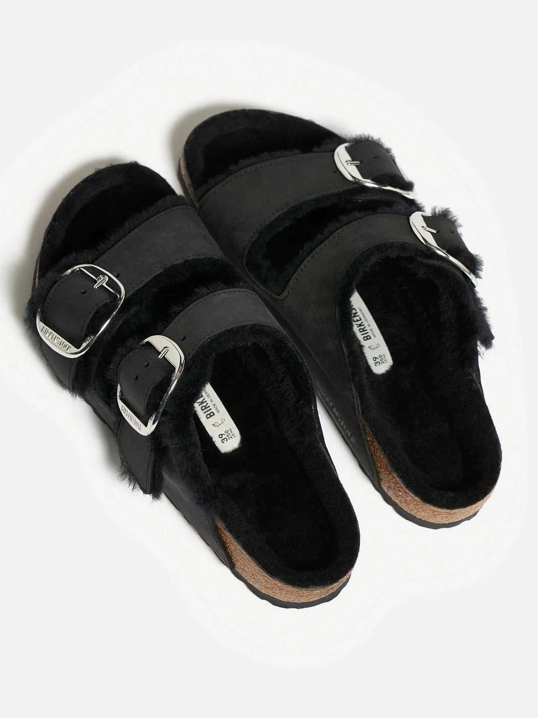 Birkenstock | Arizona Big Buckle Shearling Slippers