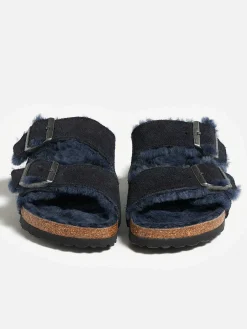 Birkenstock | Arizona Shearling Suede Slippers