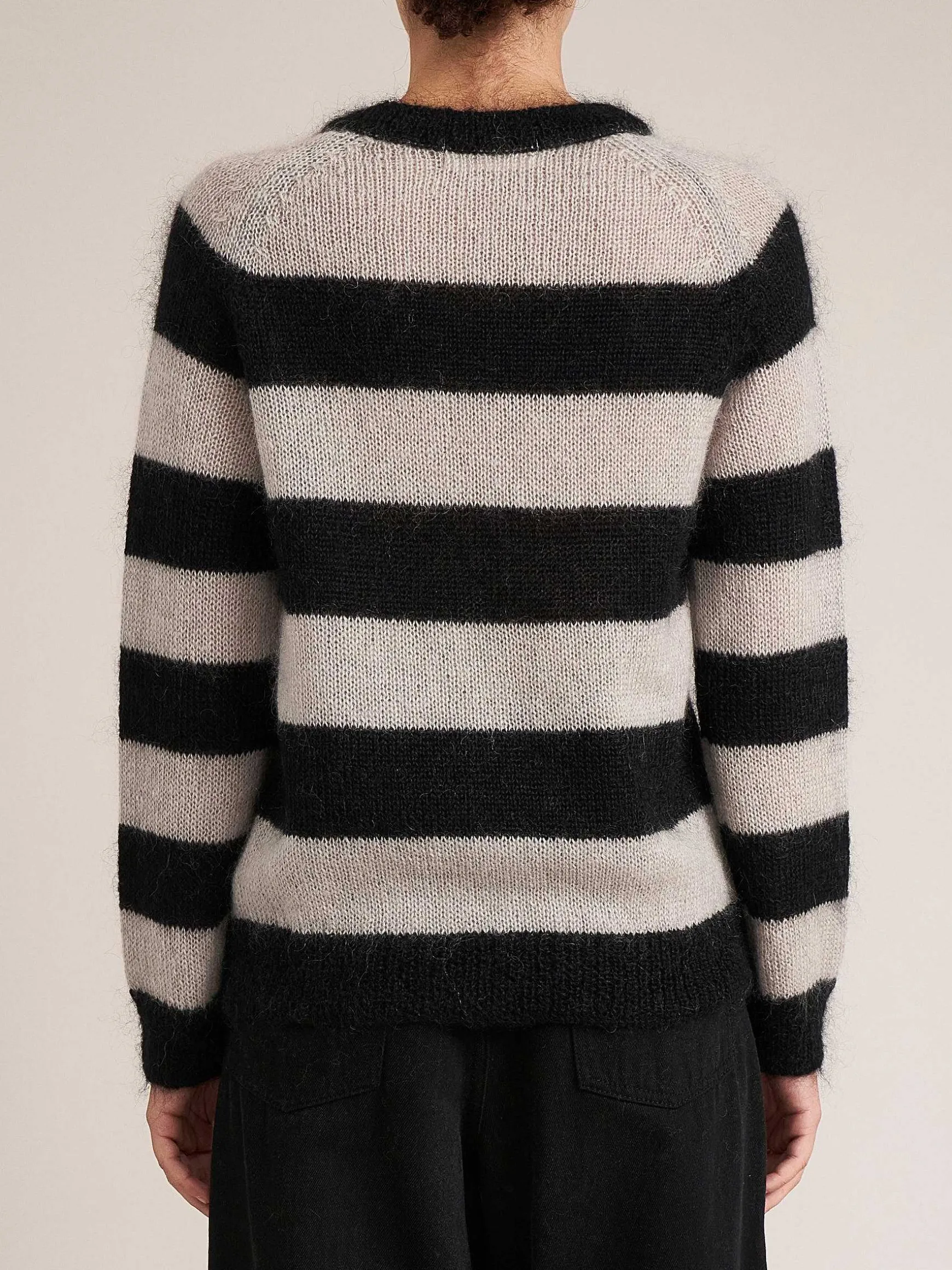 Sarahwear | Kidmohair Wide Stripe Sweater